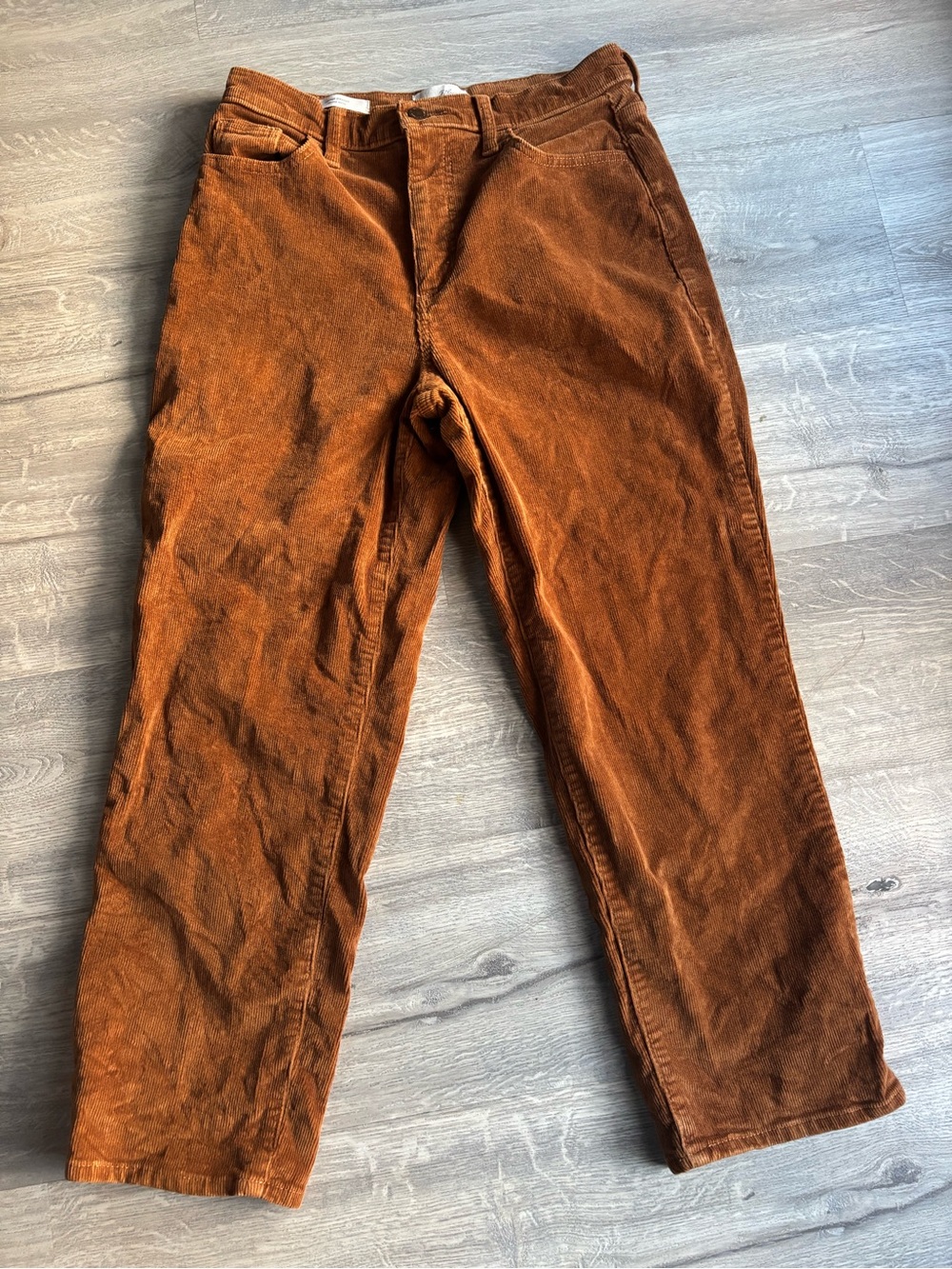 Universal Thread Women’s Corduroy Pants in Rust Size 6/28